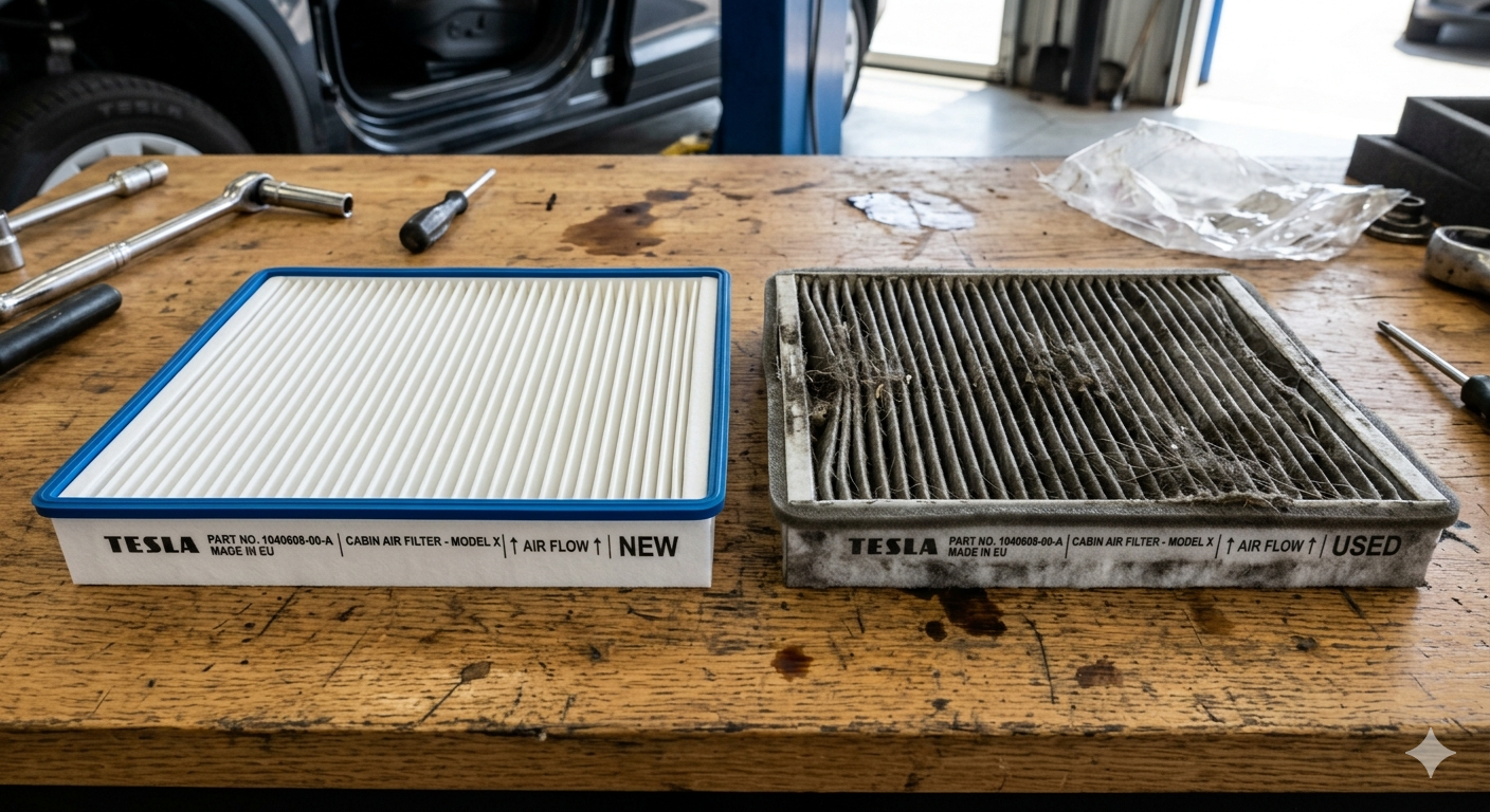 Tesla HEPA Cabin Filter Replacement San Carlos